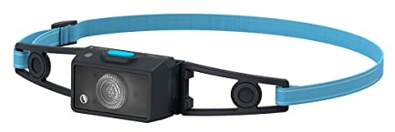 Ledlenser NEO1R Akku-Lauf-LED-Stirnlampe, 250lm, 39g leicht, IP67, Joggen | bis zu 15h Leuchtdauer, 80m Leuchtweite, Taschenformat, Rotlichtmodus, reflektierend, wasserdicht, Joggen, Trailrunning