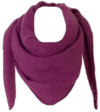FASHION YOU WANT XXL Schal flauschig schal-tuch damen dicker dreieckstuch groß Wolle UNI Farben kuschelig