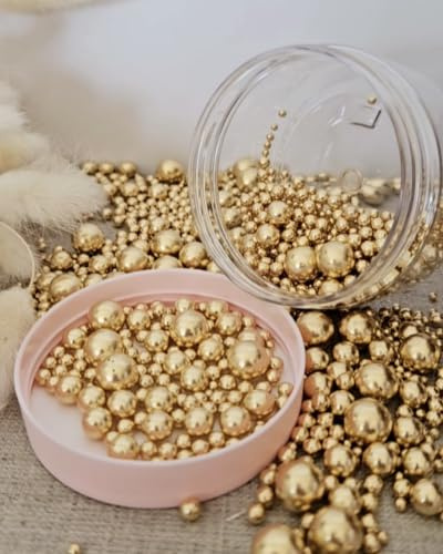 Metallic Gold Sugar Sprinkles (35g, Mix)