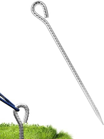 Robuste Heringe zum Einschrauben, winddichte Baldachin-Spikes, Outdoor-Zeltzubehör, Campingzeltheringe, Baldachin-Zeltanker, Bodenschrauben für Zelte, robuste Zeltheringe,