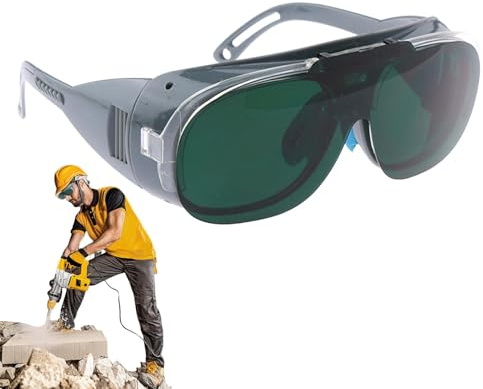 Hogvinnatil Schweißbrille, Schweißbrille für Männer, Schweißen von Schutzbrillen für die Sicherheit - Augenschutzlinse, blendfreie Laborschutzlinse