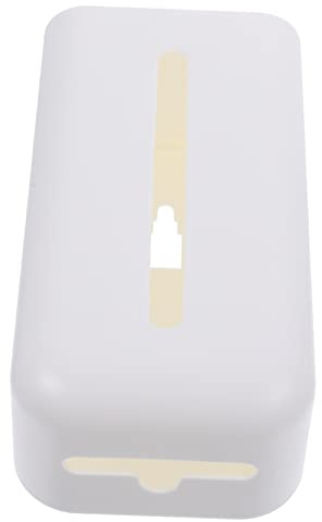 UKCOCO Dispensador de Bolsas y Papel Higiénico de Pared Caja Organizadora con Tapa Soporte Multifuncional para Cocina y Baño Fácil Instalación Almacenamiento Compacto para Bolsas de