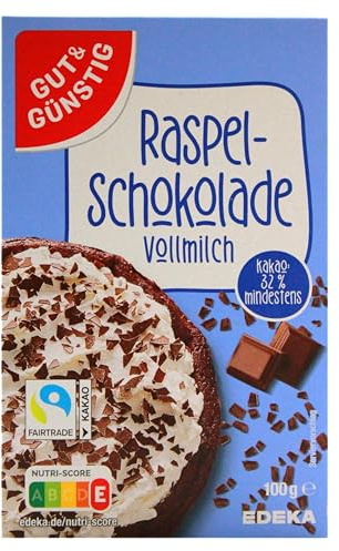Gut & Günstig Raspelschokolade Vollmilch, 5er Pack (5 x 100g)