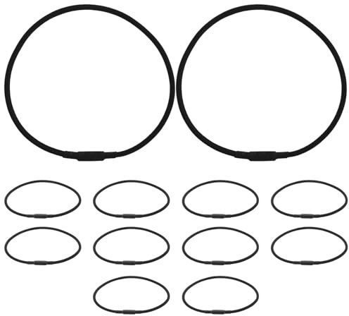 DECORNIJIA 12pezzi Fasce Elastiche Antiurto per Microfono Supporto Antiurto in Gomma Anello di Supporto per Microfono Condensatore per Registrazione