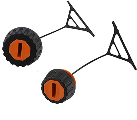 Jeffergrill 2pcs öldeckel Kraftstoffdeckel für Benzin Tankdeckel Fuel Ölkappen Kettensägen Benzin Kraftstoffkappe Rasenmäher für 028 038 020 021 023 024 025 026 034 036 048