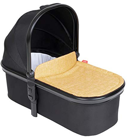 Phil&teds snugTM - Navicella carrycot, adatta per passeggini Dot, Sport, Dash, Voyager V6 2019+, con copertura di colore butterscotch