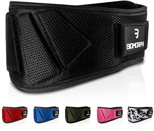 BIOMORPH Gewichthebergürtel für Krafttraining, Powerlifting, Bodybuilding, Crossfit für Damen und Herren