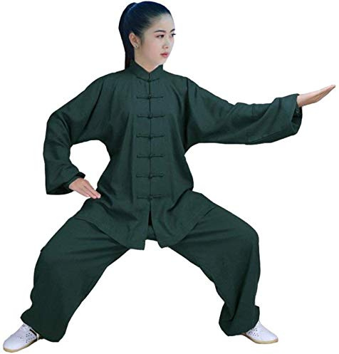 FLY FLU Tai Chi Kleidung Damen，Herren Qi Gong Kampfkunst Flügel Chun Shaolin Kung Fu Taekwondo Trainingskleidung Bekleidung Kleidung - Für Senioren Anfänger Männer Frauen