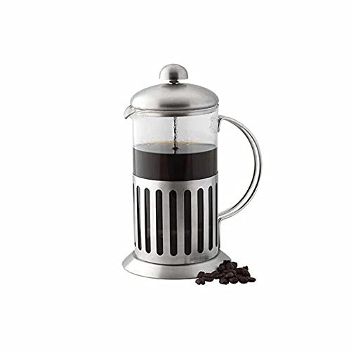 HoitoDeals Stylish Glass Cafetiere Coffee Press Plunger Jug Pot Ground Filter Maker (1Pcs)