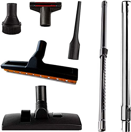 Maxorado XL Zubehör Set I 35mm Staubsaugerrohr Kombidüse Staubpinsel Fugendüse Möbelpinsel Staubsauger Rohr passend für Industriestaubsauger Bosch GAS 20 L SFC PROFESSIONAL NASS-/TROCKENSAUGER