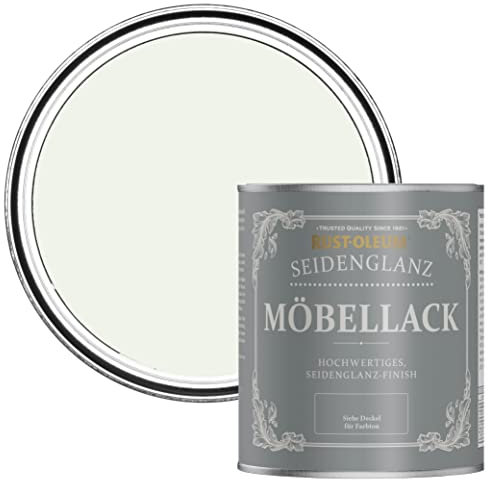 Rust-Oleum weiß Möbel- und Sockelleistenfarbe in seidenglänzendem Finish - Milchschaum750ml