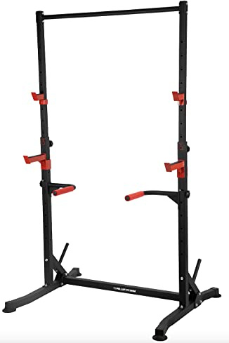 Pull up Fitness Squat Rack v2/Barra di Trazione Regolabile/Barra Fissa/Sviluppa sdraiata/Pull up Bar/Gabbia Squat/ DIPS BAR, Lega di acciaio