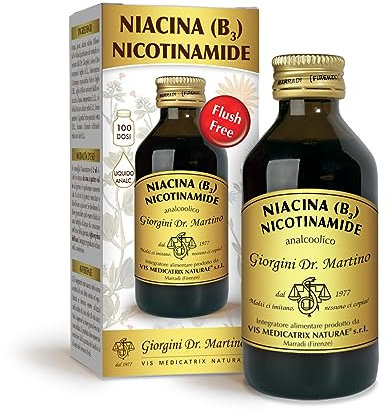 Dr Giorgini NIACINA (B3) NICOTINAMIDE - 100 ml (integratore di vitamina B3 utile per il sistema nervoso)