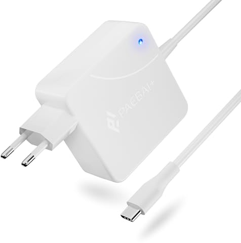 USB C Ladegerät 65W Laptop Ladekabel für MacBook, Samsung, Lenovo, Huawei Matebook, Asus, HP, Chromebook, Xiaomi, Acer, 20V 3,25A Type C Netzteil mit 1.75M Kabel