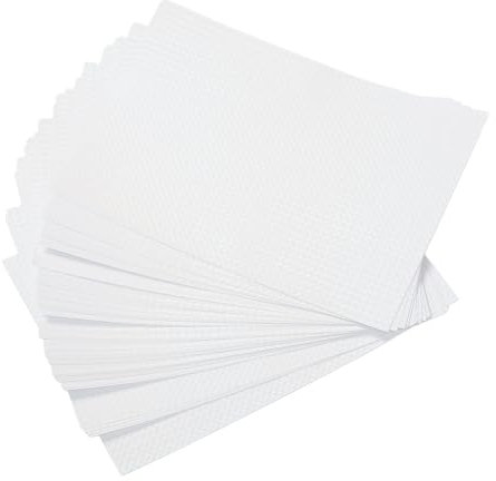 XHTLLO Holografischer Aufkleber, Langlebig, Wasserfest, Reißfest, Kratzfeste Laminatblätter, Widerstandsfähiges Helles Muster, Schneidbar, 50 Blatt A4-Aufkleberpapier, Für Hintergrund(B)