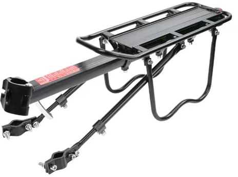 nakxus h3 Heckfahrradträger Fahrradträger Cargo Rack Schnellspanner Einstellbare Legierung Fahrradträger 50kg Kapazität Schwarz