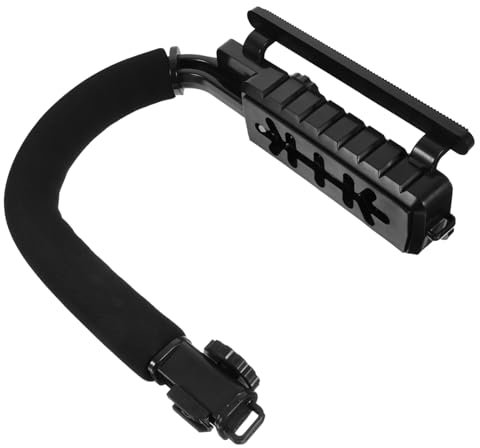 TINEASUR Tragbarer Handheld Kamera-stabilisator U-förmiger Griff Kompatibel Mit DSLR Single Hot Shoe Leichtes Stabiles Filmmaterial Für Outdoor Und Reise Robustes Design Für Zuverlässige Vi