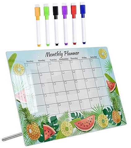 COHEALI 1 Satz ，，diy Nachrichtentafel Im Büro Desktop-memoboard Nachrichtenaufzeichnungstafel Löschbare Notiztafel Tischplatte Hausversorgung Schreibzubehör Acryl Colorful