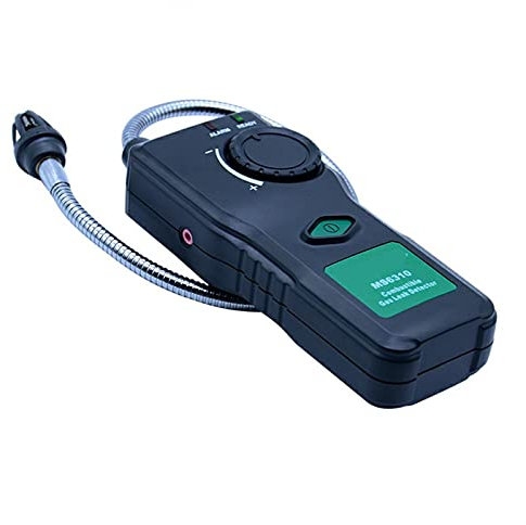 Détecteur de fuite de gaz MS6310 Portable combustible de gaz de gaz de testeur de testeur de testeur de gaz de gaz naturel propane avec alarme de lumière sonore Applications de surveillance de l'air a