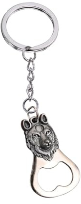 Porte-Clés Original, Porte Clef Décapsuleur, Animaux, Plusieurs Modèles au Choix, Personnalisable, avec ou sans Prénom, Porte-Clef pour Homme et Femme, Bijou de sac