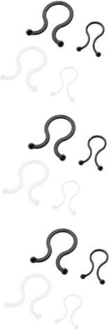 DOITOOL 3 Sätze Kabelaufwicklung Für Schreibtisch Wanddrahtklammern Kabelrinne Mehrfachsteckdose Streifen Stecker Etiketten Ladung Daten Ladegerät Versteck 100 Stück * 3