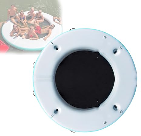 Inflatable Floating Platform, Floating Bed, Floating Island, Inflatable Sofa, Swimming Pool Yacht Leisure Platform Mat