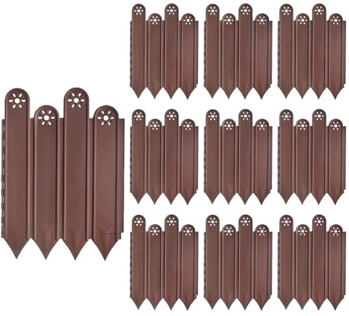 Bordures de Jardin et Délimitations - Bordures pour Pavés - Barrière Décorative pour Parterre, Pelouse, Allée, Terrasse, Jardin et Pavé