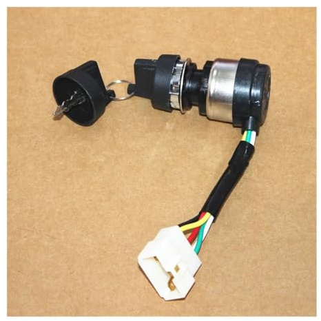 NzMRZe L100 Start Switch 5 Wires Fit For L100 L90 178F 186F 186FA 5KW Generator 6.5KW Diesel 3KW Tiller Door Lock