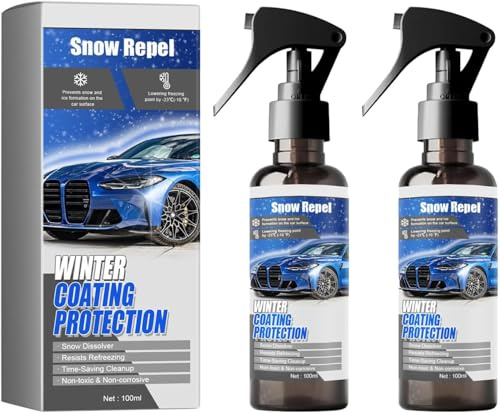Spray descongelante para parabrisas, agente descongelante para ventanas de coche, spray derretible para parabrisas, deshielo rápido, apto para la mayoría de los vehículos