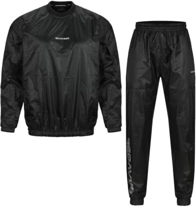 BRAVOSE Heatlock Sauna Suit for Men, Sweat Suit for Boxing, MMA and GymWorkout, Sauna Jacket Vest for Weight Loss, Slimming, Running Long Sleeves Top