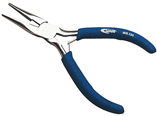 Pinza elettronica becchi mezzi tondi 125 mm