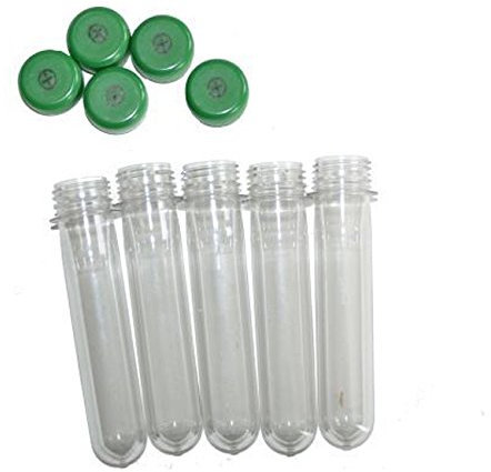 50 x 13 cm klar Petling 13 cm mit FTF Deckel - Geocaching wasserdicht Versteck Behälter Proben Röhrchen Aufbewahrung Schießpulver Shots Gewürze usw