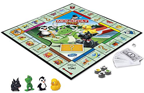 Hasbro Gaming Monopoly Junior Kinder Edition, Italienische Version[Exklusiv bei Amazon]