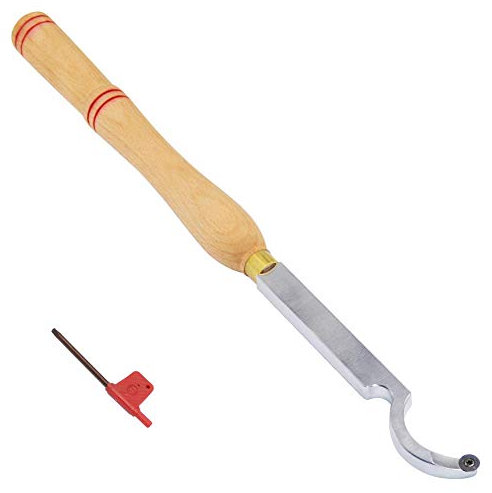 Drehwerkzeug-Set,Big-Bend-Trennwerkzeug Mit Schraubenschlüssel,Hartmetall-Drehfinisher-Werkzeug Für Holzbastler Oder Heimwerker Oder Schreiner