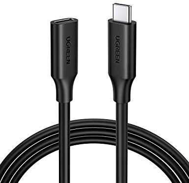 UGREEN USB C Verlängerung Kabel 1M 10 Gbps USB 3.1 Gen 2 USB C Verlängerungskabel PD 3.0 100W Schnellladen 4K 60Hz Videoausgang kompatibel mit MacBook Pro MacBook Air iPad Pro Galaxy S22 Tab S8 usw.