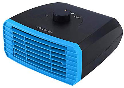 12V/24V Ventilador de calefacción auto del coche portátil,Ventilador Calefactor Desempañador 2 en 1 Calefactor de Aire Caliente Coche,Conectar a Encendedor de Cigarrillos
