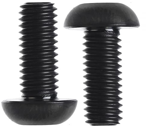 MiOYOOW 2 Stück Flaschenhalterschrauben M5x12 mm Fahrrad flaschenhalterschrauben Titanlegierung Kegelkopfschrauben für Fahrrad flaschenhalterhalterung