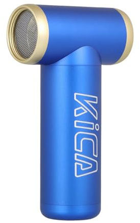 Kica JetFan 2 Electric Compressed Air Duster Cleaner, Rechargeable Battery,Powerful 101,000 RPM, Cordless Air Duster for PC, Laptop, Keyboard, Electronics, Home Cleaning, Blue