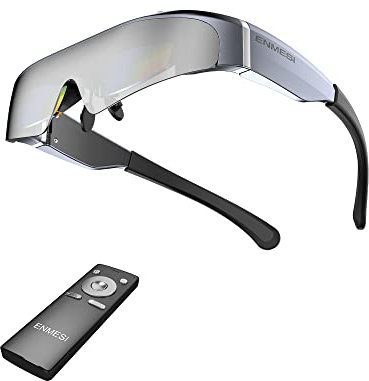 3D VR Virtual Reality Headsets, 1920x1080x2 HD Giant Screen, 4K Display 4496PPI, Hardware 3D Split Screen, Suitable For Myopia 0-500 Degrees, Connected To Various Media Sources Directly