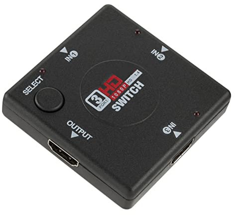 MOUDOAUER commutatore di 3D HD 1080P HDMI per DVD con l'accessorio del videoproiettore del PC dell'interfaccia STB di HDMI