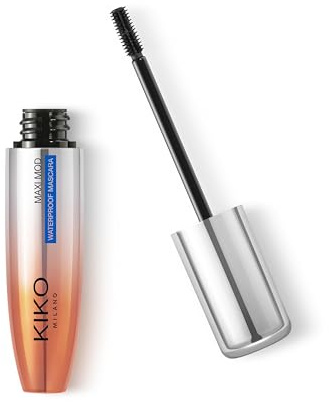 KIKO Milano Maxi Mod Waterproof Mascara | Mascara Mit +300-%-Volumeneffekt, Wasserfest