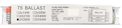 FANNIXI reattore elettronico Reattore elettronico T5 ad Ampia Tensione Reattori for lampade Fluorescenti Reattori ad Avvio istantaneo ad Ampia Tensione 220-240 V for Fabbrica B03E(6)