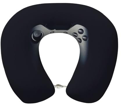EdWal Gaming Controller Pattern print Memory Foam Pillow, Neck Support Pillow for Pain Relief Lightweight and Portable Neck Pillow
