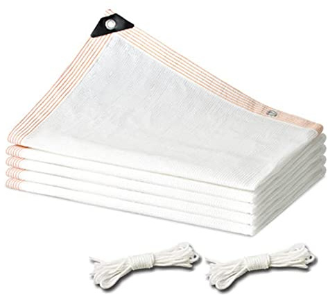 Tela de sombra resistente para vallas, ojales reforzados, resistente a los rayos UV, ligera, duradera, para plantas, invernadero, piscina, patio, uso al aire libre