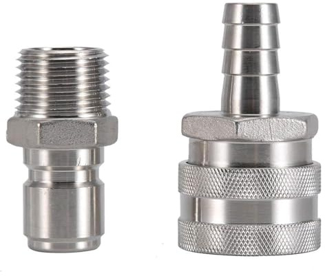 BBJYSM Quick Disconnect, Dependable Performance Homebrew Easy Installation and Sanitary Disassembly Brewing Equipment for Homebrewer