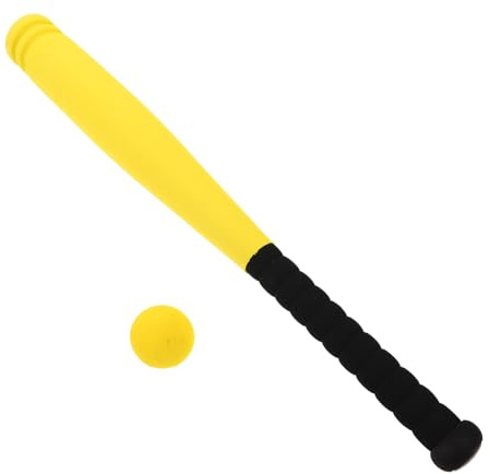 Gogogmee Bat De Baseball Doux pour Enfants De Balle De Chauve-Souris Battes De Baseball pour Enfants Jaune Eva