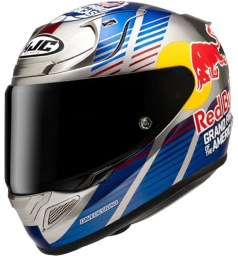 HJC, Integraler Motorradhelm RPHA 12 RED BULL AUSTIN GP 2 Red/Blue MC21, XS