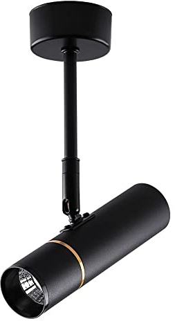 MEVZHH Lampade da Parete,De da Soffitto a Led Spot Light Mount 7W Spotlights, Rotazia 360 °, Regolabile a 90 °, Apparecchio Di Illuminaziin Alluminio Montato a Parete,Da Di Visualizzaziimmaginer Soggi