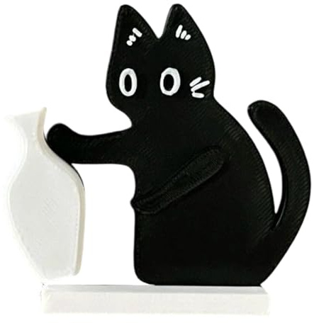 Halter Für Fäustlinge, Magnetische Rückseite, 7 X 6,5 X 0,5 cm, Magnetisches Katzenornament, Katzenmagnet-Dekoration, Aufbewahrung Schnurrhaaren, Zur Aufbewahrung Schnurrhaaren, Zum Halten