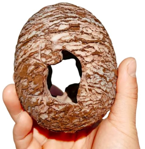 ZYKEJJDDAK Multifunktionell reptiler grotta för terrarier naturalistisk akvariedekoration design säkert skydd för små husdjur heta utbytbara terrarier tillägg